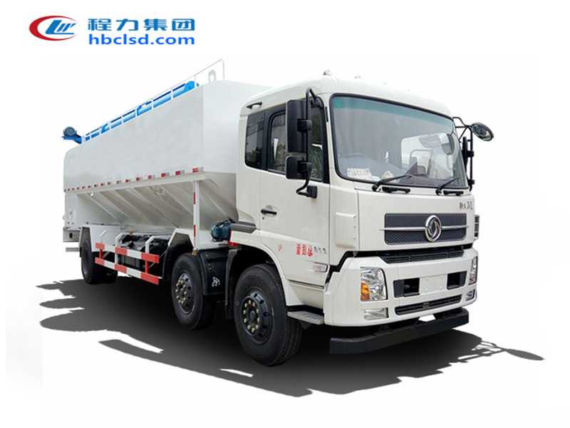 東風(fēng)天錦小三軸30方飼料運(yùn)輸車